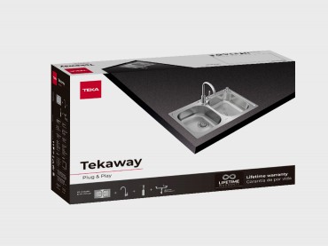 Teka, Tekaway Universe 80 T-XP 2B mosogatszeradagolval s csapteleppel, 115040012