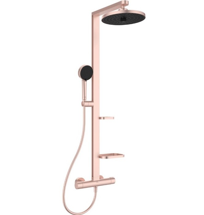 Ideal Standard, Ceratherm Alu+, BD583RO, Termoszttos zuhanyrendszer, rose