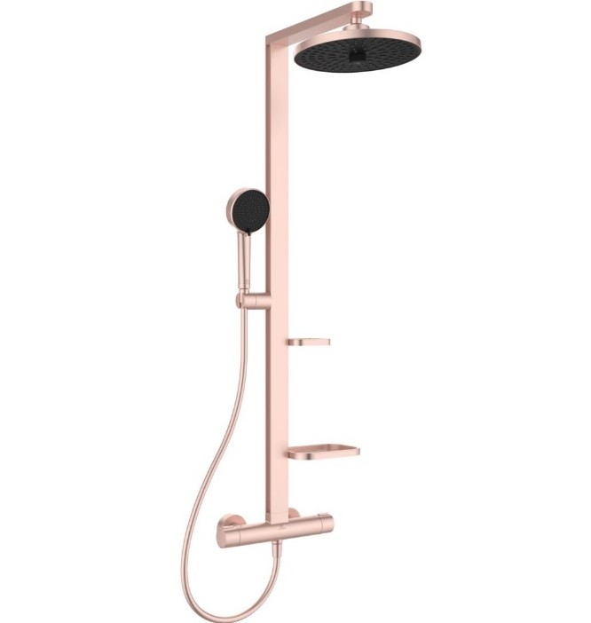 Ideal Standard, Ceratherm Alu+ termoszttos zuhanyrendszer, rose, BD583RO