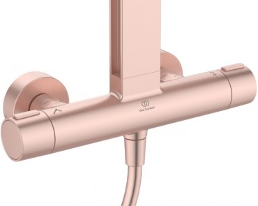 Ideal Standard, Ceratherm Alu+, BD583RO, Termoszttos zuhanyrendszer, rose