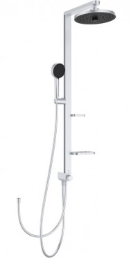Ideal Standard, Ceraflow Alu+ BD585SI, Zuhanyrendszer, ezst, 1,75 m zuhanycsvel