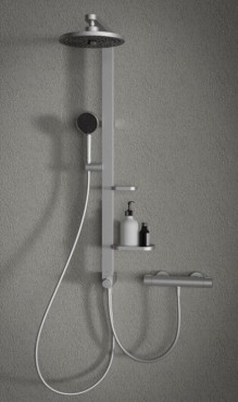 Ideal Standard, Ceraflow Alu+ zuhanyrendszer, ezst, BD585SI