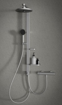 Ideal Standard, Ceraflow Alu+ zuhanyrendszer, ezst, BD585SI