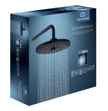 Ideal Standard, Idealrain Alu+ zuhanyfej, fekete, BD581XG