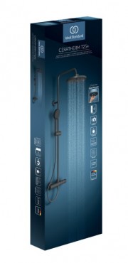 Ideal Standard, Ceratherm T25+, A7210XG Termoszttos zuhanyrendszer, fekete