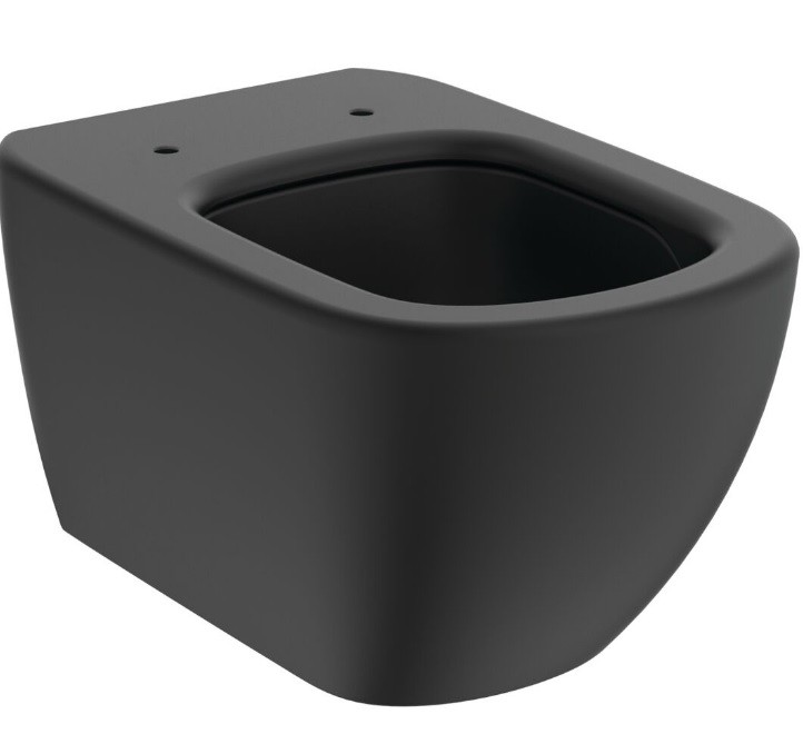WC, Ideal Standard, Tesi AquaBlade T0079V3, fali, perem n�lk�li, fekete
