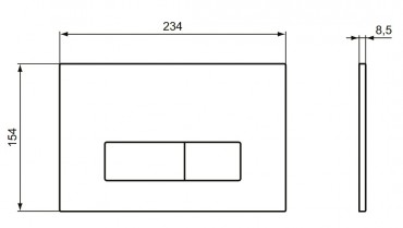 Ideal Standard, Oleas M2 nyomlap, krm, R0121AA