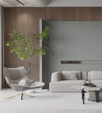 Fali panel, Archi Design, Echoessence, Smoked Oak, akusztikus, fsts tlgy, 60*275 cm (18985Ft/m2), 