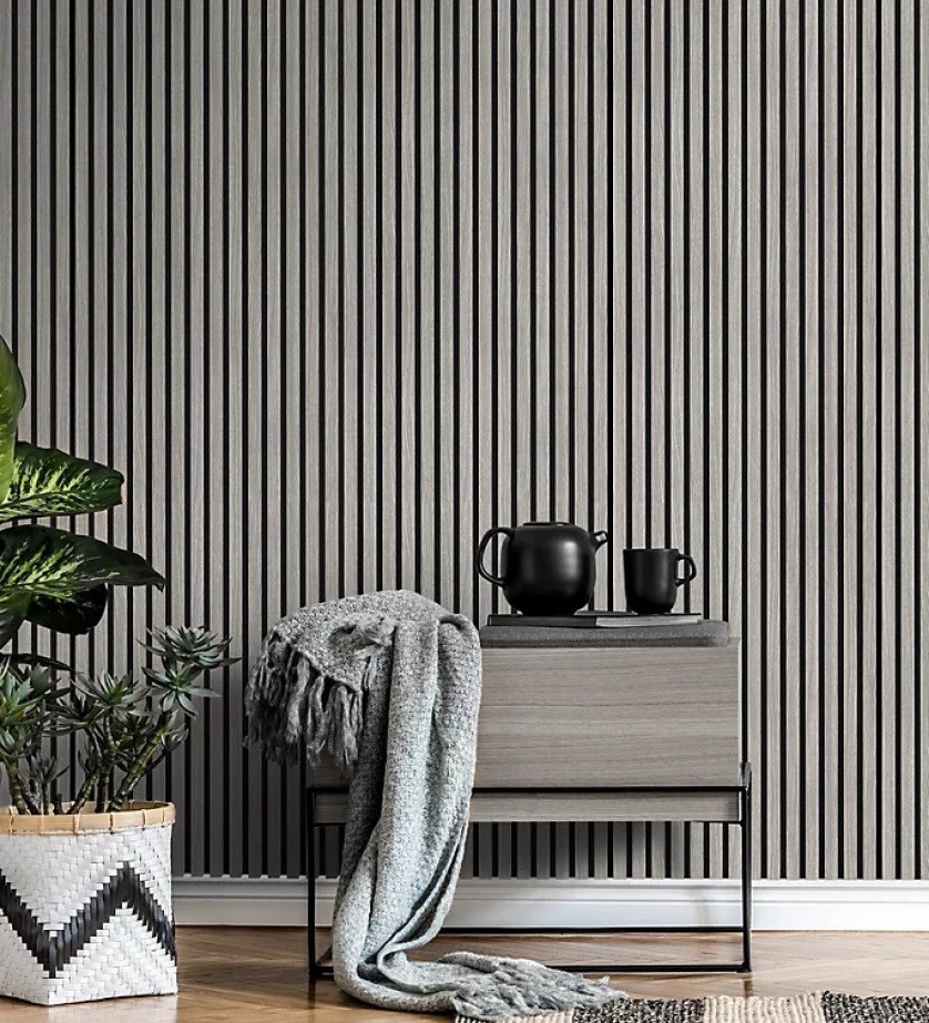 Archi Design, Grey Oak, Akusztikus fali panel 60*275 cm - sz�rke t�lgy