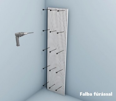 Fali panel, Archi Design, Echoessence, Grey Oak, akusztikus, szrke tlgy, 60*275 cm, (18.985Ft/m2),