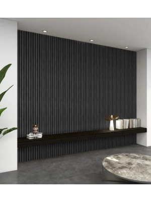 Akusztikus fali panel, Archi Design Echoessence, 60*275 cm (17.272Ft/m2) fekete tlgy