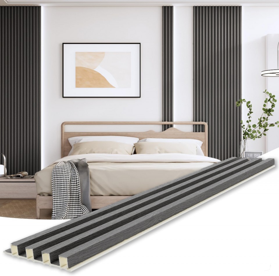 Archi Design, PanelPro Eco WPC, belt�ri fali panel, 16,9*290 cm - sz�rke fa