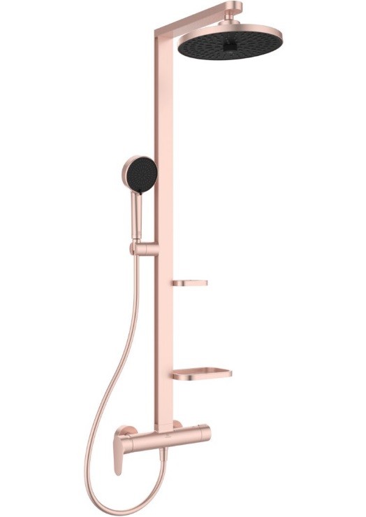 Ideal Standard, Ceraflow Alu+ Zuhanyrendszer, rose, BD584RO