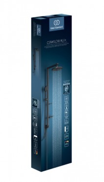 Ideal Standard, Ceraflow Alu+ Zuhanyrendszer, fekete, BD585XG