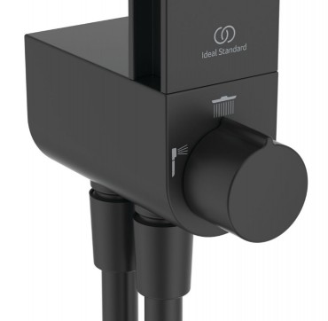 Ideal Standard, Ceraflow Alu+ Zuhanyrendszer, fekete, BD585XG