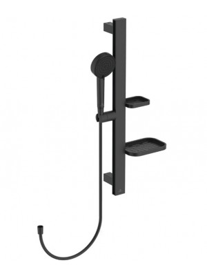 Ideal Standard, Idealrain Alu+ zuhanyszett, fekete, BD586XG