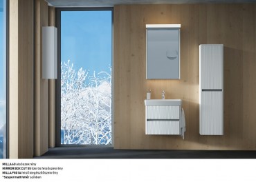 F�rd�szobab�tor, als�szekr�ny Roca ker�mia mosd�val, tBoss Milla 60