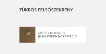 Frdszobabtor, tBoss, Floating Mirror Aton 80 tkr