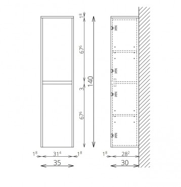 Frdszobabtor, tBoss, Infini fali szekrny F140 2A