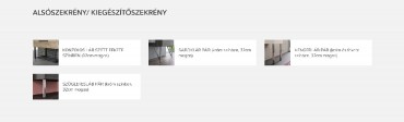 Frdszobabtor, tBoss, Quarto fali szekrny F140 2A