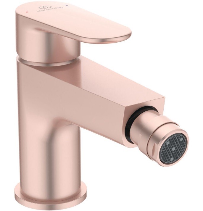 Ideal Standard, Cerafine O bid csaptelep click-clack leeresztvel, rose, BD716RO