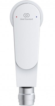 Ideal Standard, Cerafine O bid csaptelep click-clack leeresztvel, ezst, BD716SI