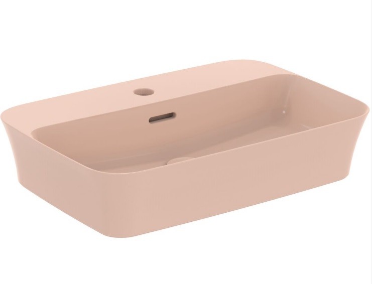 Mosd�, Ideal Standard, Ipalyss E2077V7, csaplyukkal, r�zsasz�n/barack, 55 cm