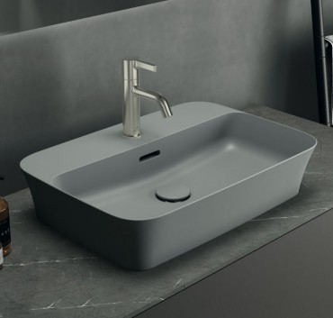 Mosd�, Ideal Standard, Ipalyss E2077V9l, pultra �ltethet�, csaplyukkal, beton, 55 cm
