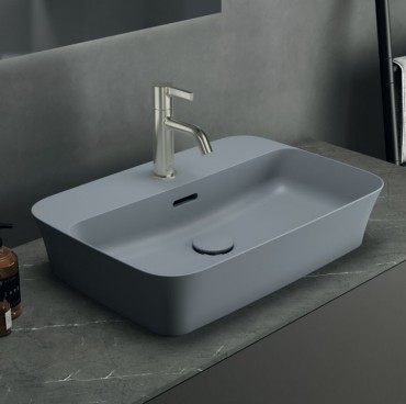Mosd�, Ideal Standard, Ipalyss E2077X8, pultra �ltethet�, csaplyukkal, vil�gosk�k, 55 cm