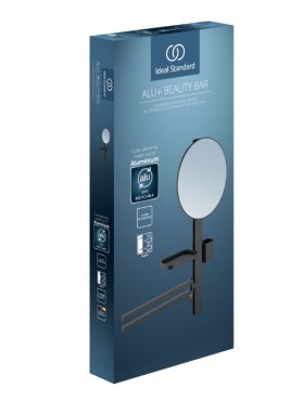 Ideal Standard Alu+ Beauty Bar M tkr s polcrendszer, fekete, BD588XG