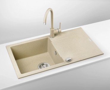 Deante, Evora, gr�nit mosogat�, 1 medenc�s, homok sz�nben 78*44*19,3 cm ZQJ_7113 I.o.
