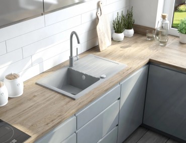 Deante, Zorba, gr�nit mosogat� csapteleppel, 1 medenc�s, homok sz�n 76*44*16 cm ZQZV7113 I.o.