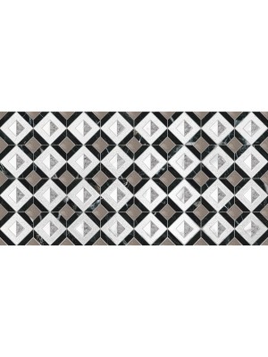 Dekorcsempe, KAI Group, Statuario Geometric White 30x60 cm 3275 I.o.