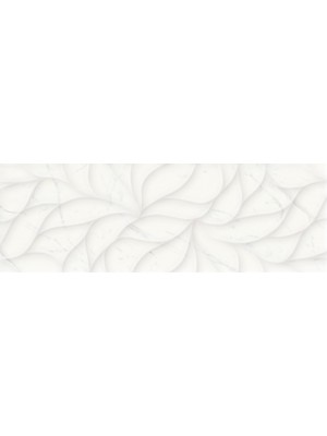 Dekorcsempe, BT Calacatta Marmi Matte Floral Decofon Rec., 30*90 cm I.o.