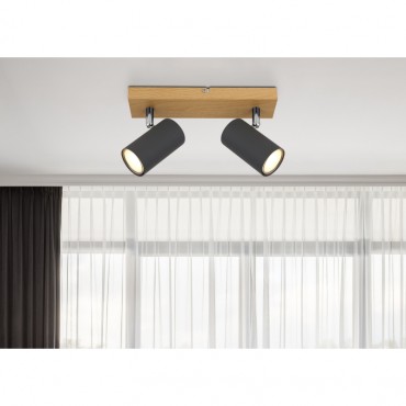 Globo, Robby, 2-es Spotlmpa, fekete-barna, 57911-2G