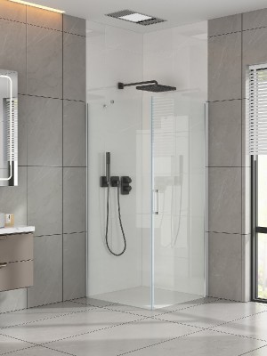 A.D. 90x90 cm nano fellet, szgletes zuhanykabin, 6 mm, tlca nlkl LC-123