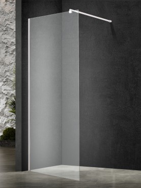 Zuhanyfal, AD Walk-in, LC-WL, 8 mm nano fel�let� �veg, 100 cm