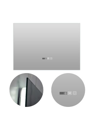 A.D. 8060 cm, szgletes tkr, httrvilgtssal, 36w, LED-473