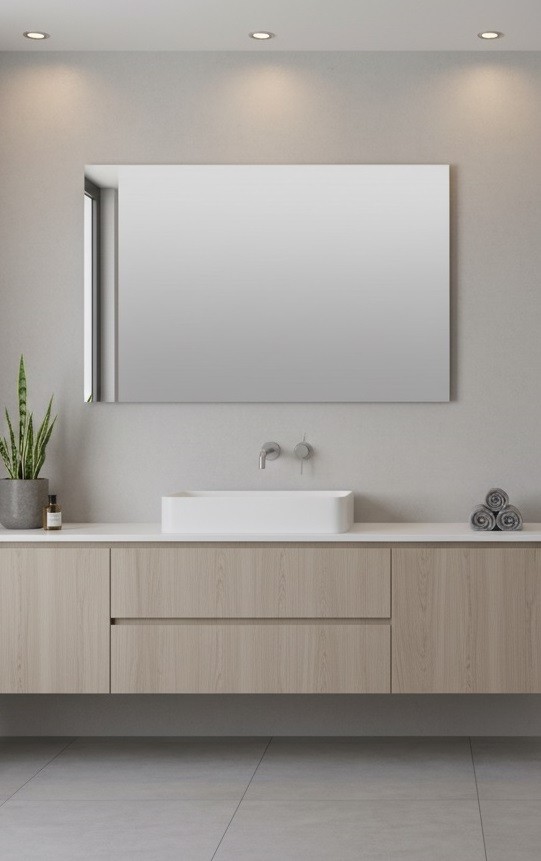 A.D. LCN01, sz�gletes t�k�r, r�zmentes, vil�g�t�s n�lk�l, 80�60 cm