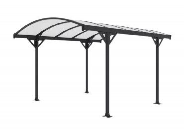 Rojaplast, Allen A kocsibell, alumnium s polikarbont, 366x302x230 cm, fekete