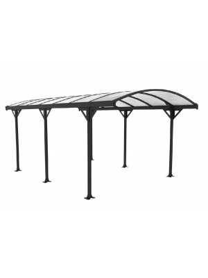 Rojaplast, Allen C kocsibell, alumnium s polikarbont, 508x302x230 cm, fekete