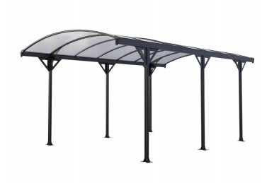 Rojaplast, Allen C kocsibell, alumnium s polikarbont, 508x302x230 cm, fekete