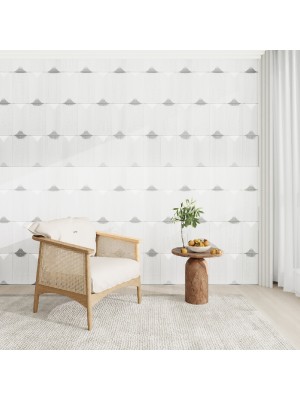 Archi Design, White Jade 3D PU falpanel, 2,5 cm vastag 120*60 cm I.o.