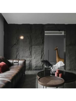 Archi Design Space Black, 3D falpanel poliuretn 5 cm vastag 120*60 cm I.o.