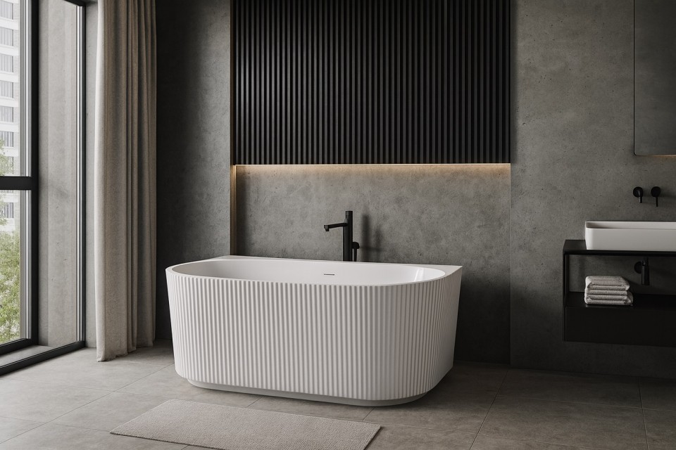 BLN, 170x80x60 cm fal mell� tehet� t�rben �ll� k�d, 3D cs�kos mint�val, Bud. Str.