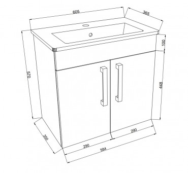 S-Due, New Zafiro f�rd�szoba b�tor, t�r�lk�z�tart�, lapt�k�r, feh�r, 4072+213-EL+LAMP906024