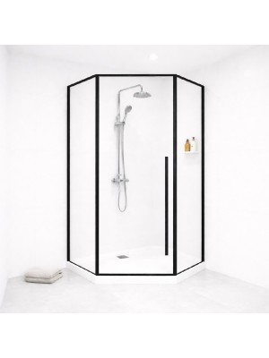 AD, LC-SD5 Gunmetal, �tsz�glet� komplett zuhanykabin, 90x90 cm 