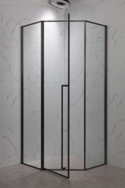 AD, LC-SD5 Gunmetal, �tsz�glet� komplett zuhanykabin, 90x90 cm 