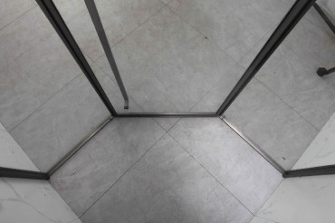 AD, LC-SD5 Gunmetal, �tsz�glet� komplett zuhanykabin, 90x90 cm 