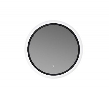 Inspiro Design Sole Smart, k�r alak� t�k�r, keretvil�g�t�ssal, sz�lcsiszolt f�m kerettel, 25W, 70x70 cm